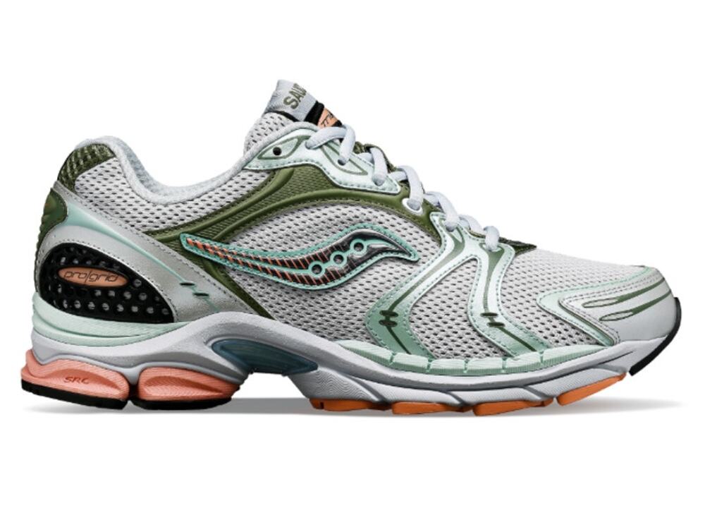 Saucony Mens ProGrid Triumph 4 Athletic Shoes Size 13 Grey Green Sneakers NIB